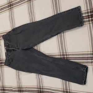 Everlane Curvy '90s Cheeky Jean, size 25, crop, Washed Black